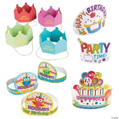 Birthday Crowns & Certificates for 100