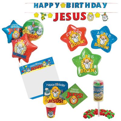 Happy Jesus Birthday party supplies