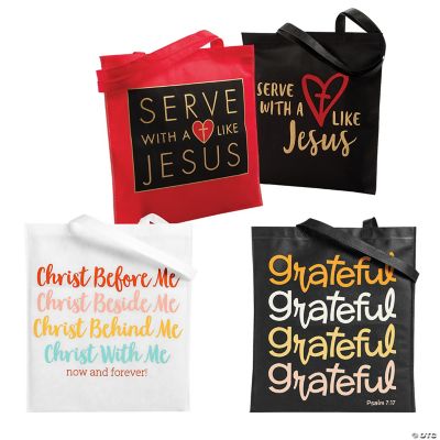 Bulk Large Religious Tote Bag Assortment - 72 Pc. | Oriental Trading