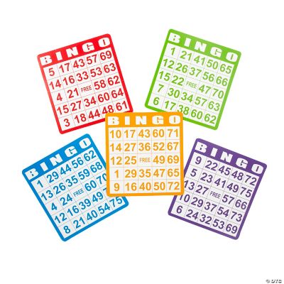 Bulk 100 Pc. Bingo Cards | Oriental Trading