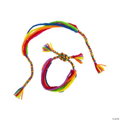 Rainbow Friendship Bracelets - 12 Pc. | Oriental Trading