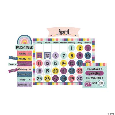 Oh Happy Day Calendar Bulletin Board Set - 96 Pc. | Oriental Trading
