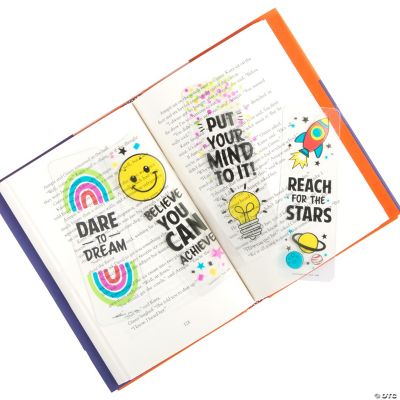 Bulk 48 Pc. Inspirational Clear Reader Bookmarks