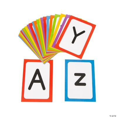 Alphabet Letter Cards 26 Pc Discontinued