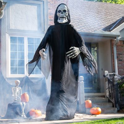 12-ft. Animated Standing Reaper Halloween Decoration