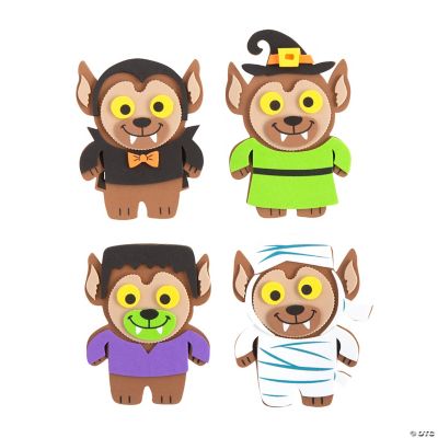 Halloween Silly Werewolf Craft Kit Makes 12