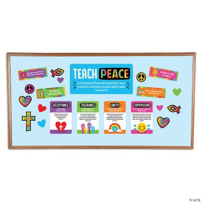 Tie-Dye Teach Peace Classroom Decorating Kit- 3 Pc. | Oriental Trading