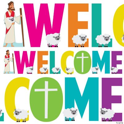 Welcome Sunday School Letters 8 Pc Discontinued