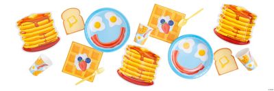 Brunch Party Fried Egg Plastic Tablecloth, Birthday, Party Supplies, 1 Piece