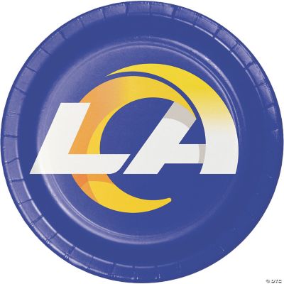 NFL® Los Angeles Rams™ Paper Dessert Plates - 8 Ct.