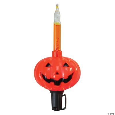 Northlight 10-Count Jack O'Lantern Halloween Bubble Light Set - 9