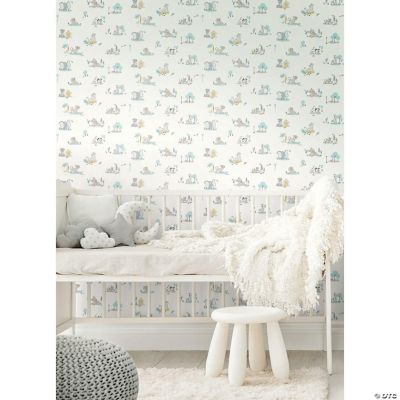 Roommates Disney Mickey Mouse Line Art Peel & Stick Wallpaper - Red