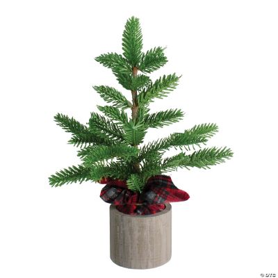 Northlight 1.3' Potted Pine Medium Artificial Tabletop Christmas Tree
