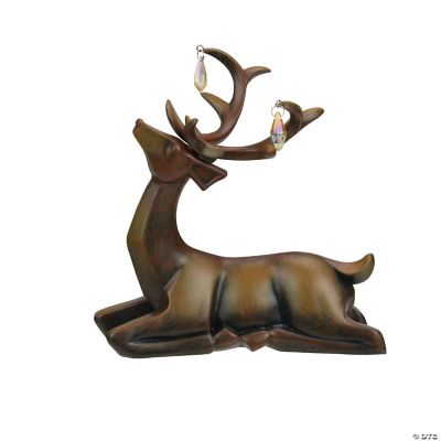 Northlight 7.5" Brown Laying Deer Christmas Table Top Decoration
