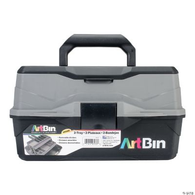 Small Tool Box Hobby Storage Case Box with Removable Tray Carry
