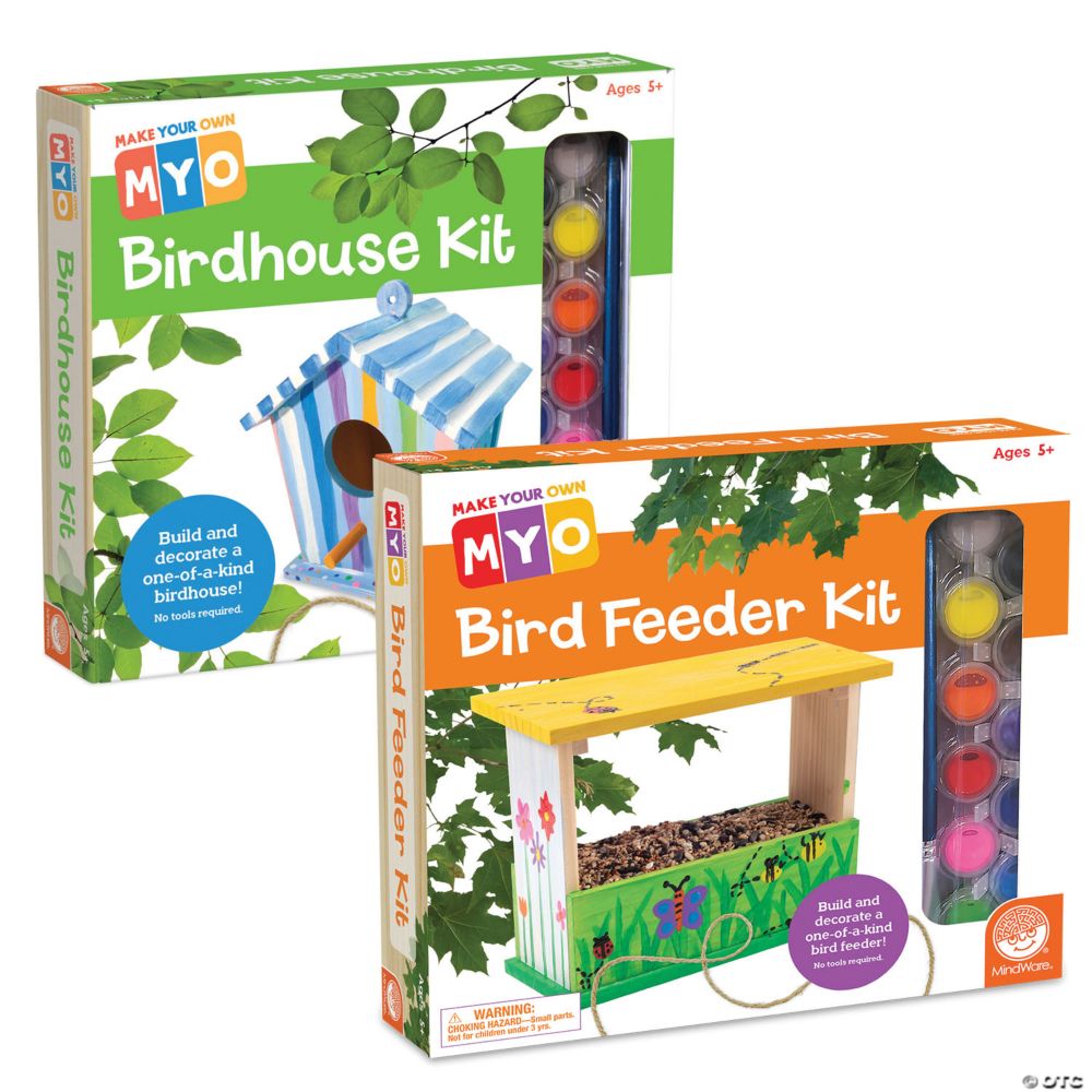 Make Your Own Birdhouse and Feeder: Set of 2 From MindWare