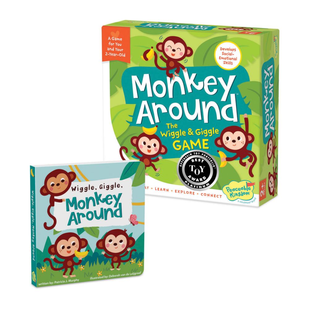 Monkey Around Game & Board Book Set From MindWare