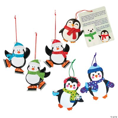 Penguin Christmas Ornament Assortment