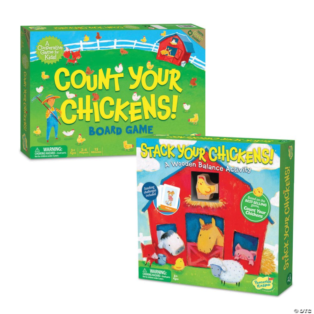 Count Your Chickens Game and Stacker Set with FREE Gift From MindWare
