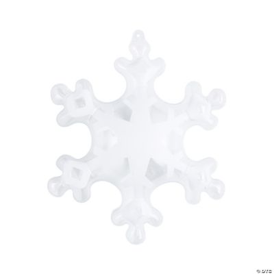 Beistle Mini Snowflake Christmas Cutouts-10 Pcs, 5, White 
