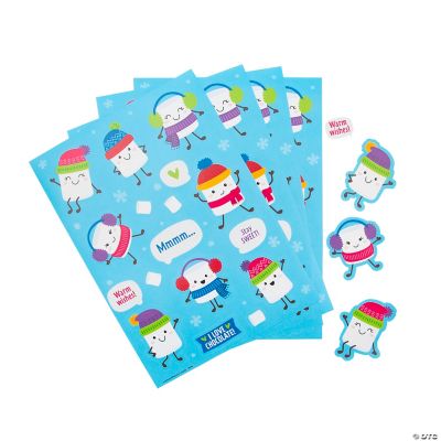 Snowflake Stickers On A Roll for Winter (3 Rolls of 100 Stickers Each)  Stationery - Stickers - Stickers - Roll - Winter