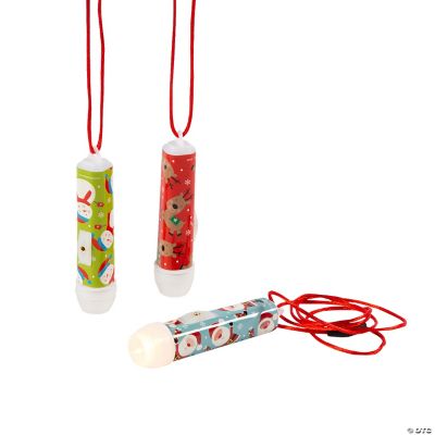 Christmas Flashlights on a Rope 12 Pc.