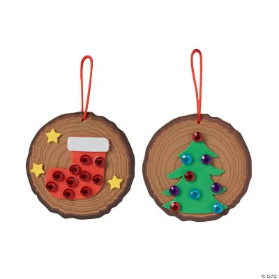 How to Make Adorable Wood Slice Christmas Ornaments - Frugal Fun For Boys  and Girls