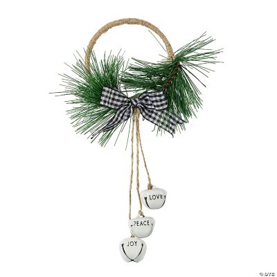 Christmas Jingle Bell Door Hanger Craft Kit Makes 6 Oriental Trading