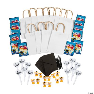 Bulk 72 Wedding Kids’ Activity Bags Kit Oriental Trading