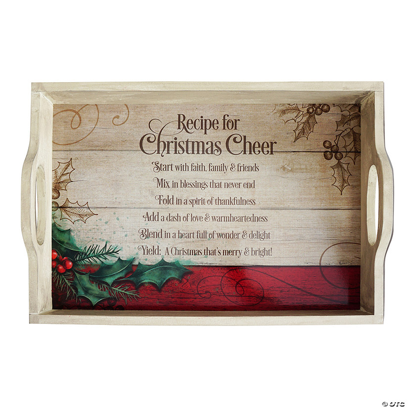 Christmas Cheer Serving Tray Discontinued