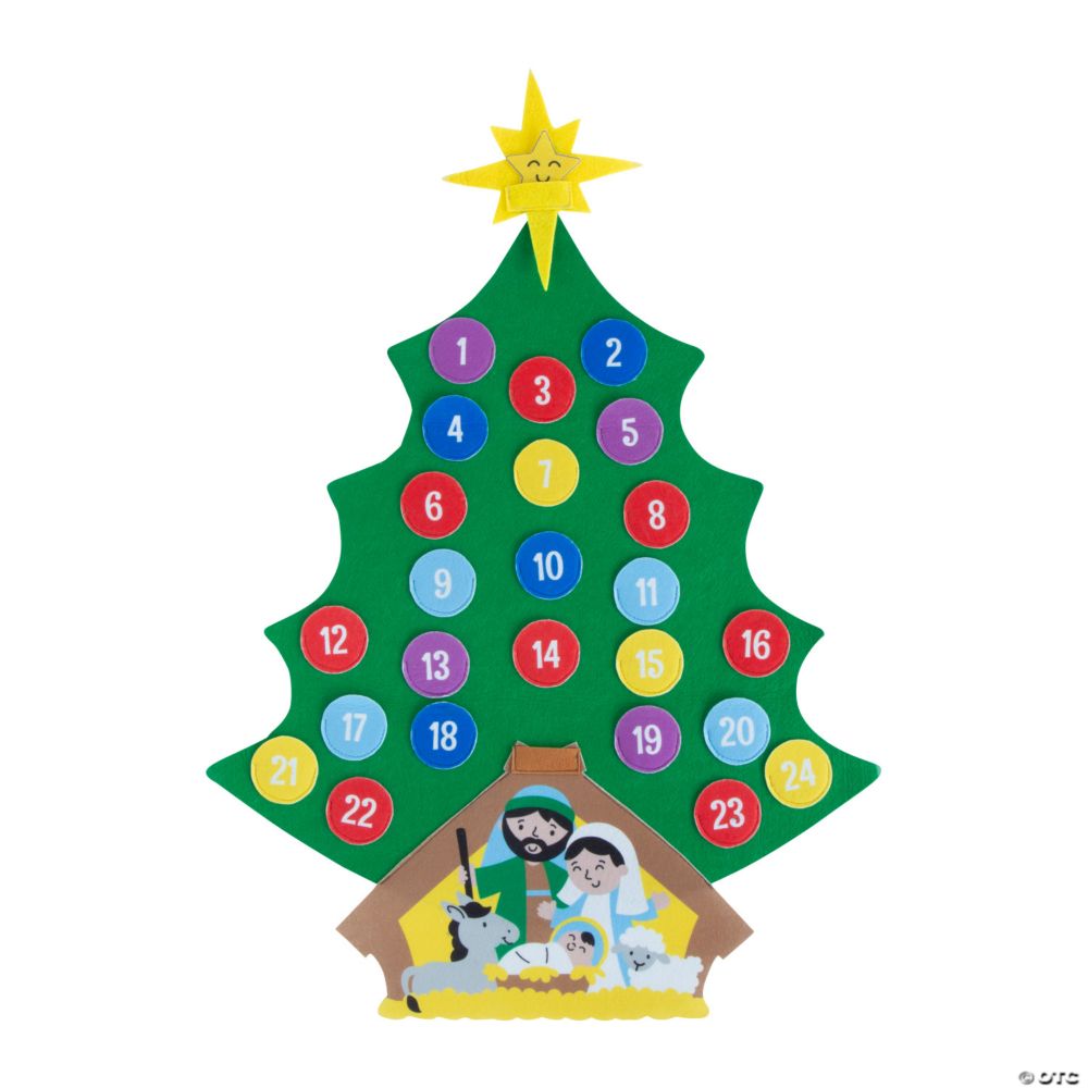 Felt Nativity Advent Countdown
