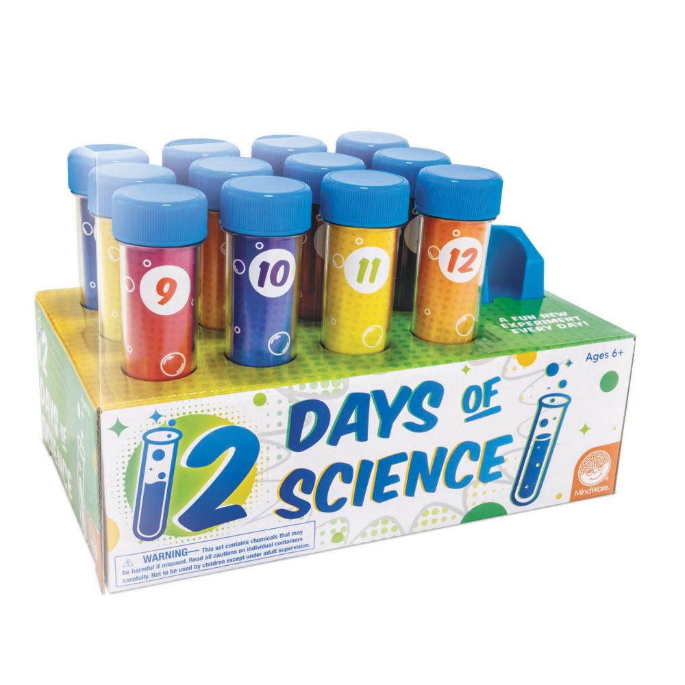 12 Days of Science Experiments Countdown Calendar From MindWare