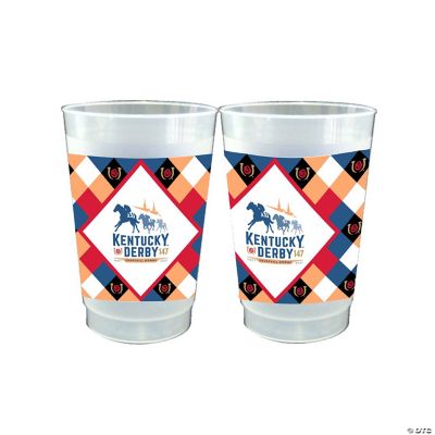 147th Kentucky Derby™ Plastic Frosted Cups 12 Ct. Discontinued