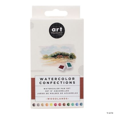  Watercolor Confections Paint Set, 12 Vivid Colors