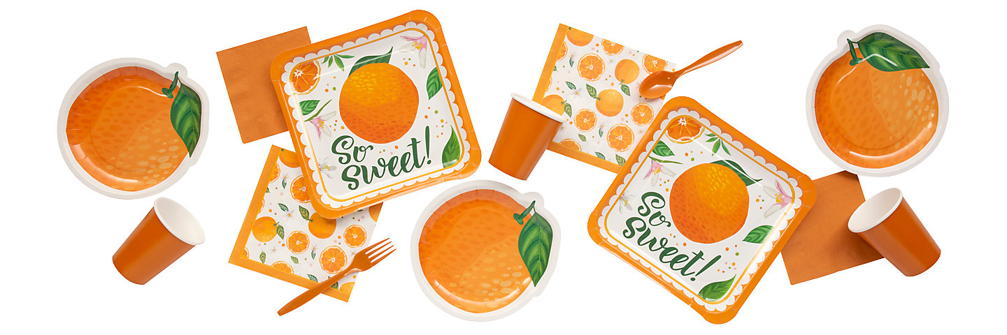 Orange Clementine Party Supplies