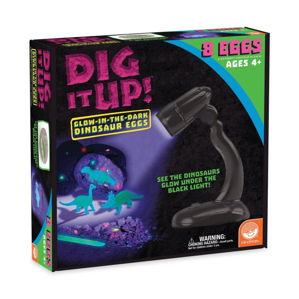 Dig It Up! Glow-in-the-Dark Dinosaurs From MindWare