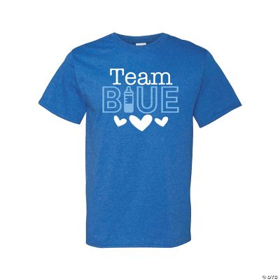 Team Blue Gender Reveal Men’s T-Shirt | Oriental Trading
