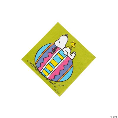 Peanuts® Easter Beverage Napkins 16 Ct. Oriental Trading
