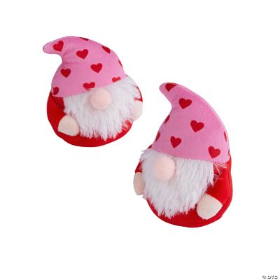 Mini Valentine's Day Red Stuffed Gnomes - 12 Pc. | Oriental Trading