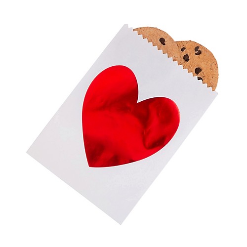 Heart Valentine Shaped Party Bags 15 ct from Wilton NEW Love Sweet Treats 