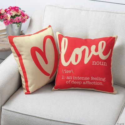 Valentine Pillow Set Oriental Trading