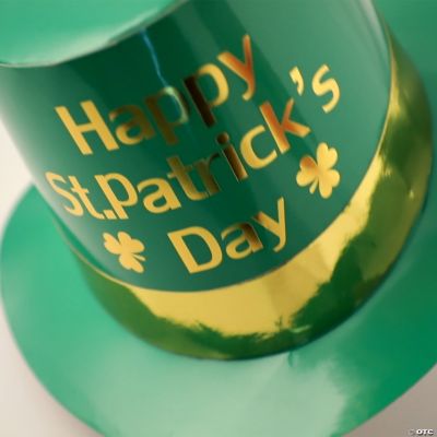 St. Patrick’s Day Top Hats - 12Pc.