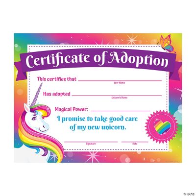 certificate of adoption template