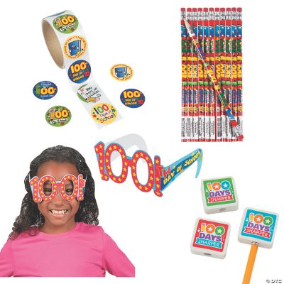 100th Day of School Student Kit for 24 73 Pc.