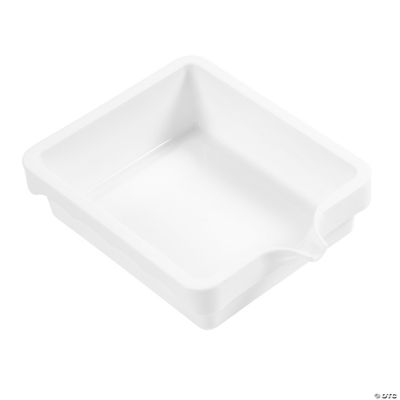 White Paint Trays 6 Pc. Oriental Trading
