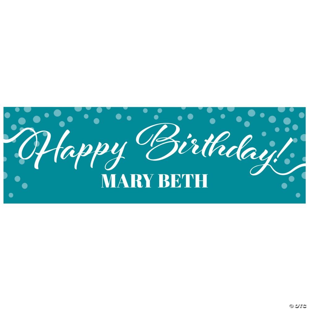 Personalized Birthday Banner - Medium