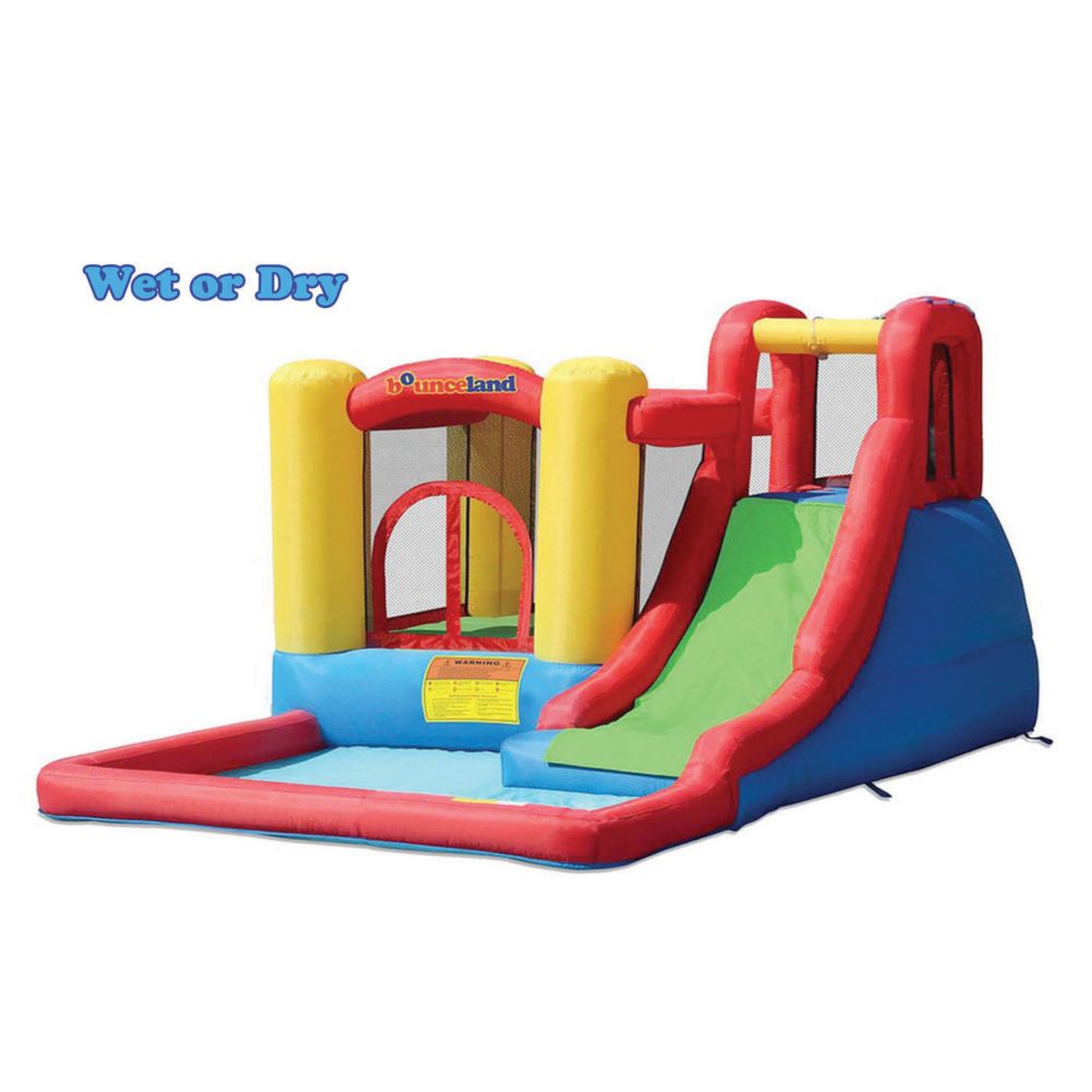 Bounceland: Jump & Splash Adventure Bounce House with Slide From MindWare