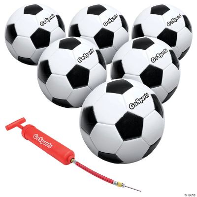 GoSports Size 4 Classic Soccer Ball - 6 Pack