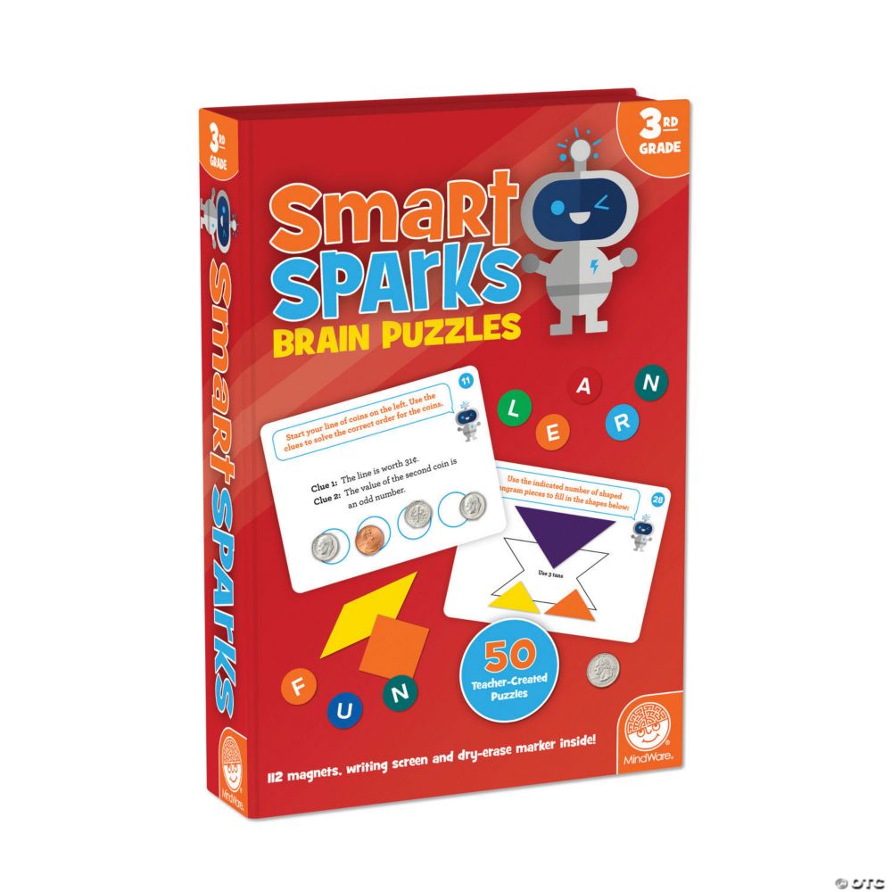 Smart Sparks Brainy Puzzles: Grade 3 From MindWare