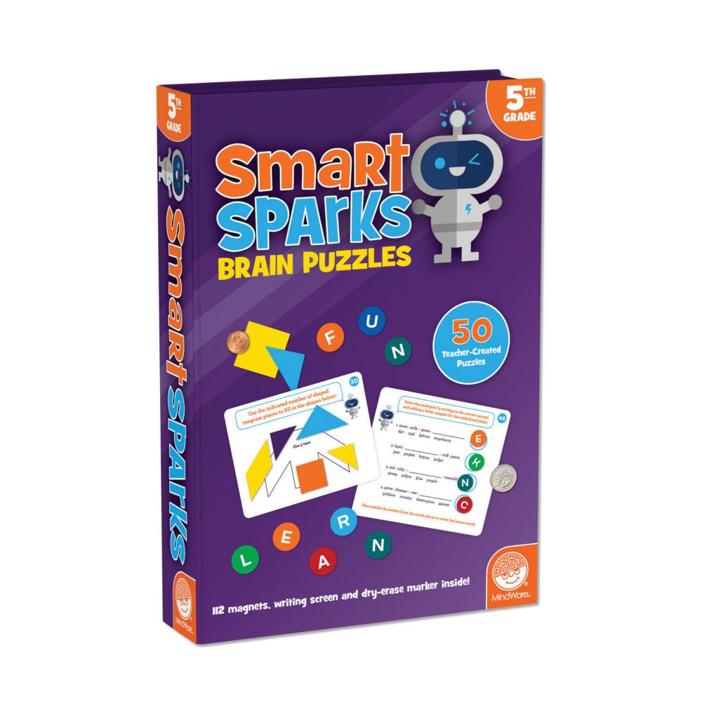 Smart Sparks Brainy Puzzles: Grade 5 From MindWare